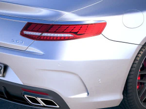 Mercedes-Benz S63 AMG Coupe 2018 3D Model