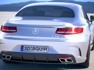 Mercedes-Benz S63 AMG Coupe 2018 Modelo 3D