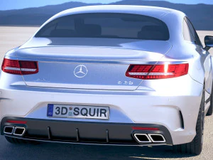 Mercedes-Benz S63 AMG Coupe 2018 3D Model