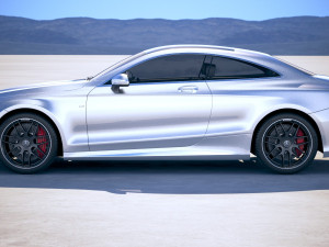 Mercedes-Benz S63 AMG Coupe 2018 Modelo 3D