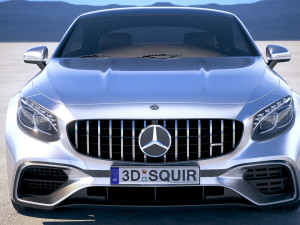 Mercedes-Benz S63 AMG Coupe 2018 Modelo 3D