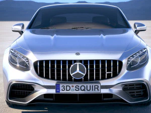 Mercedes-Benz S63 AMG Coupe 2018 3D Model