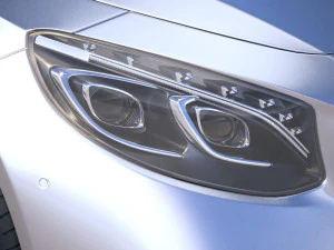 Mercedes-Benz S63 AMG Coupe 2018 3D Model