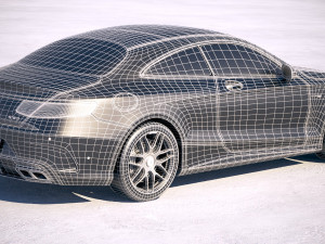 Mercedes-Benz S63 AMG Coupe 2018 Modelo 3D