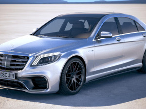 Mercedes-Benz S63 AMG 2018 3Dモデル