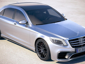 Mercedes-Benz S63 AMG 2018 3D Model
