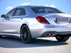 Mercedes-Benz S63 AMG 2018 3D Model