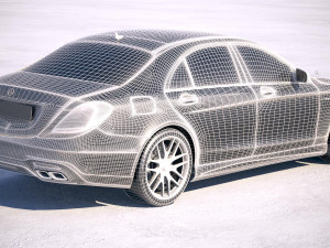 Mercedes-Benz S63 AMG 2018 3D Model