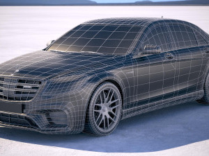 Mercedes-Benz S63 AMG 2018 3D Model