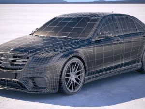 Mercedes-Benz S63 AMG 2018 3D Model