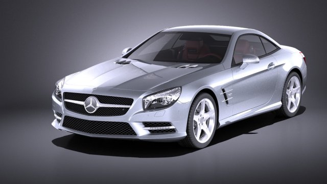 Mercedes-Benz SL 2015 vray 3D मॉडल .c4d .max .obj .3ds .fbx .stl .blend
