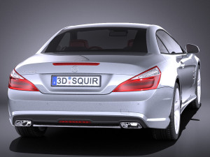 Mercedes-Benz SL 2015 vray 3D मॉडल