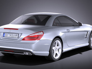 Mercedes-Benz SL 2015 vray 3D मॉडल
