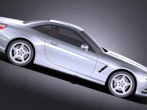 Mercedes-Benz SL 2015 vray 3D मॉडल