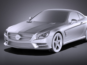 Mercedes-Benz SL 2015 vray 3D मॉडल