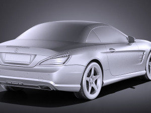 Mercedes-Benz SL 2015 vray 3D मॉडल