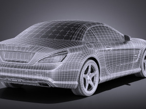 Mercedes-Benz SL 2015 vray 3D मॉडल