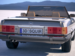 Mercedes-Benz SL USA R107 1981 3D 模型