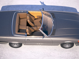 Mercedes-Benz SL USA R107 1981 3D 模型