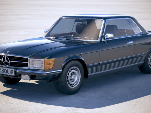 Mercedes-Benz SLC C107 1981 3D Model