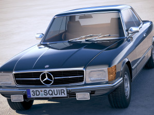 Mercedes-Benz SLC C107 1981 3D Model