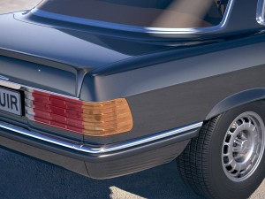 Mercedes-Benz SLC C107 1981 3D Model