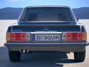 Mercedes-Benz SLC C107 1981 3D Model
