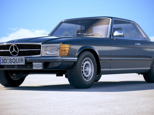 Mercedes-Benz SLC C107 1981 3D Model