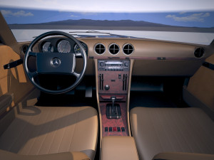 Mercedes-Benz SLC C107 1981 3D Model