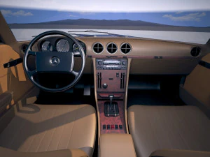 Mercedes-Benz SLC C107 1981 3D Model