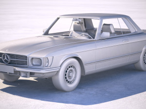 Mercedes-Benz SLC C107 1981 3D Model