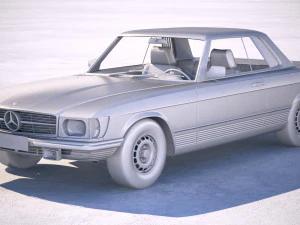 Mercedes-Benz SLC C107 1981 3D Model