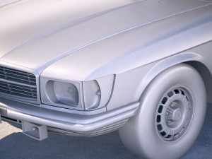 Mercedes-Benz SLC C107 1981 3D Model