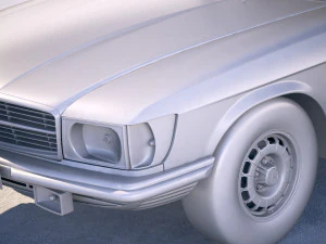 Mercedes-Benz SLC C107 1981 3D Model