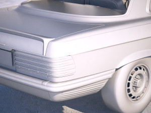 Mercedes-Benz SLC C107 1981 3D Model