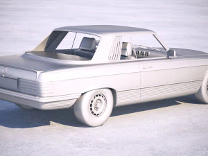 Mercedes-Benz SLC C107 1981 3D Model