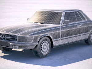 Mercedes-Benz SLC C107 1981 3D Model
