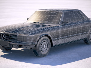 Mercedes-Benz SLC C107 1981 3D Model