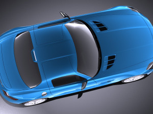 Mercedes-Benz SLS AMG Coupe Electric Drive 2015 vray 3D Model