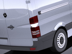 Mercedes-Benz Sprinter Short Low 2017 vray Modèle 3D