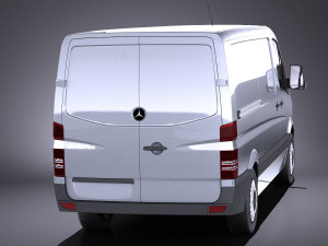 Mercedes-Benz Sprinter Short Low 2017 vray Modèle 3D