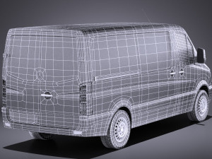 Mercedes-Benz Sprinter Short Low 2017 vray Modèle 3D