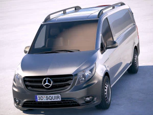 Mercedes-Benz Vito Long 2018 3D Model