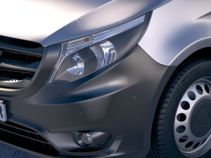 Mercedes-Benz Vito Long 2018 Model 3D