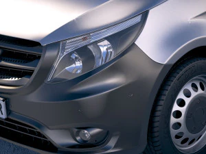 Mercedes-Benz Vito Long 2018 3D Model