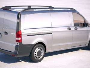 Mercedes-Benz Vito Long 2018 3D Model