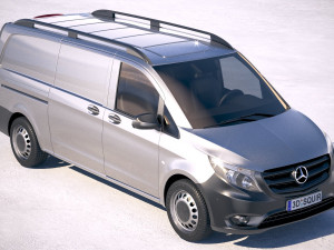 Mercedes-Benz Vito Long 2018 Model 3D