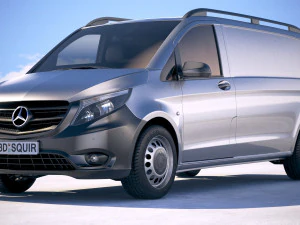 Mercedes-Benz Vito Long 2018 3D Model