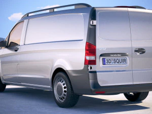 Mercedes-Benz Vito Long 2018 3D Model