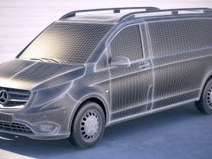 Mercedes-Benz Vito Long 2018 3D Model